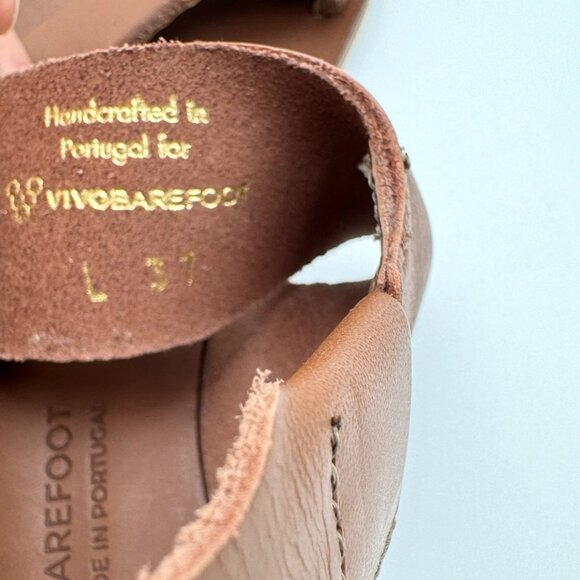 Vivobarefoot Opanka Sandals Leather Women’s Size 6 / EU 37 Tan 203225-02 - Picture 2 of 8
